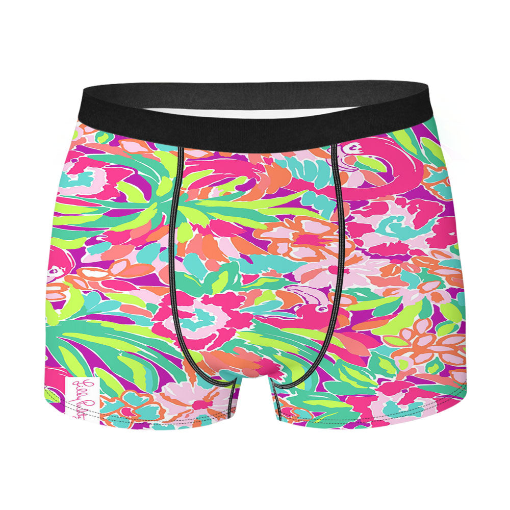 Flamingo Lilly Pulitzer Men's Boxer Briefs