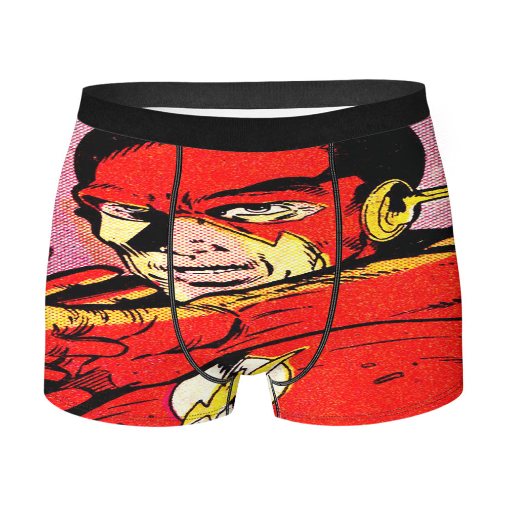Flash Comic Pop Art Men's Boxer Briefs