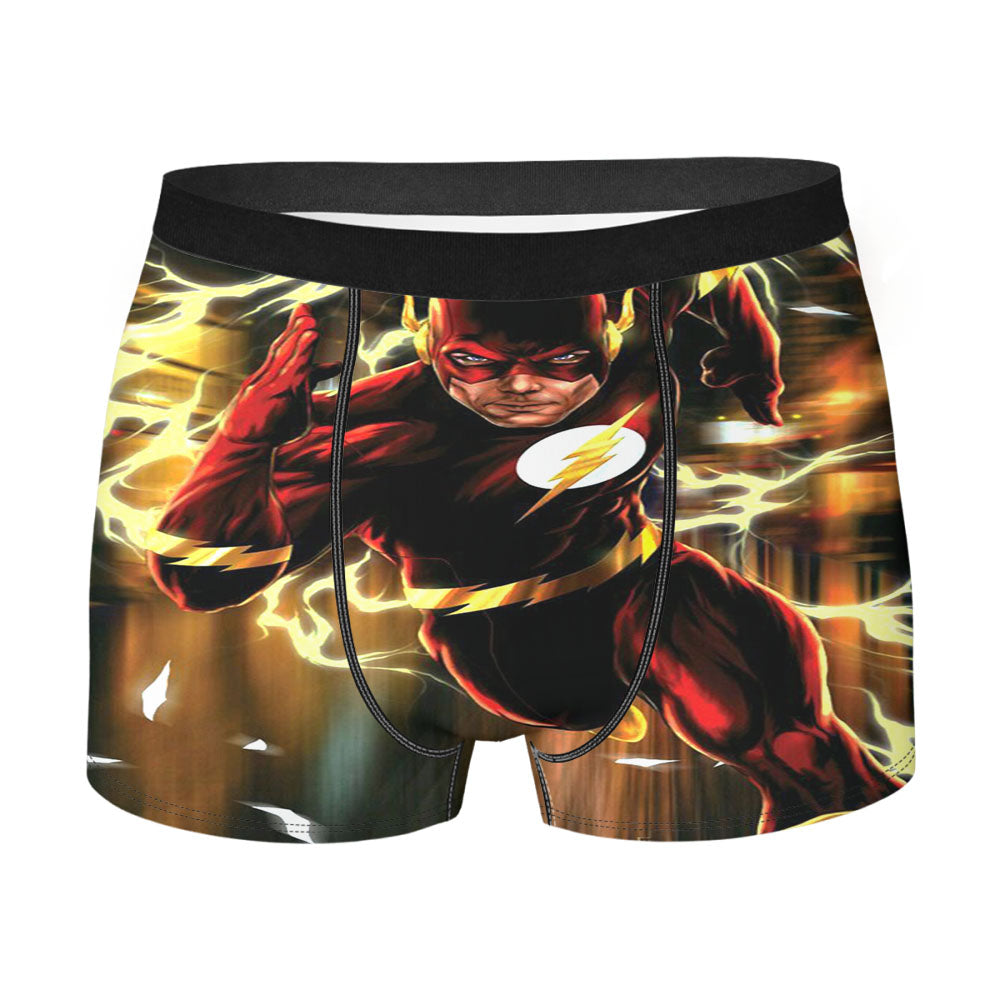 Flash Superhero Artwork Men's Boxer Briefs