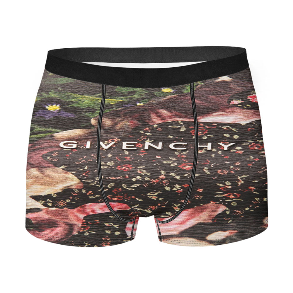 Flower Camo Givenchy Texture Men's Boxer Briefs