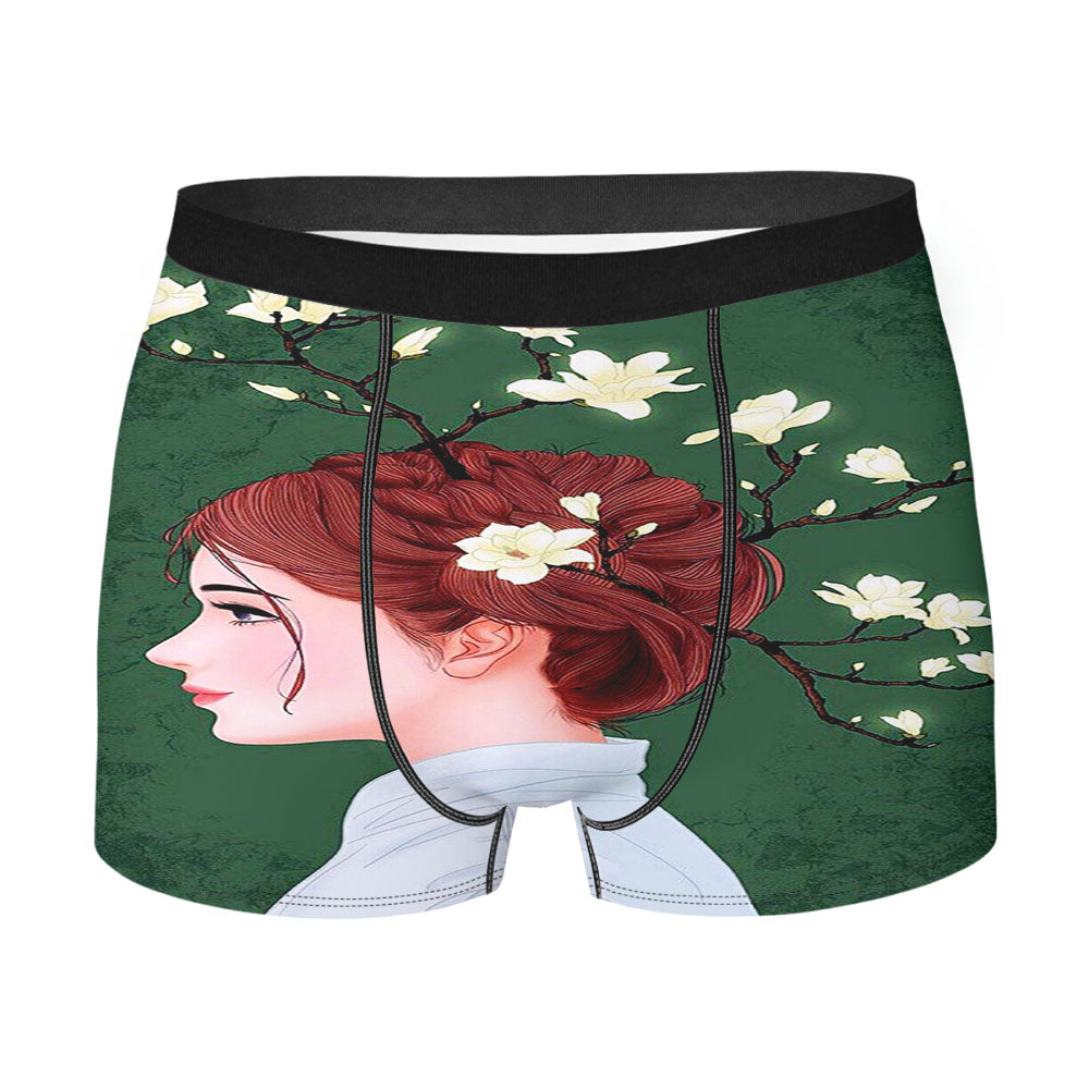Flower For Girls Men's Boxer Briefs
