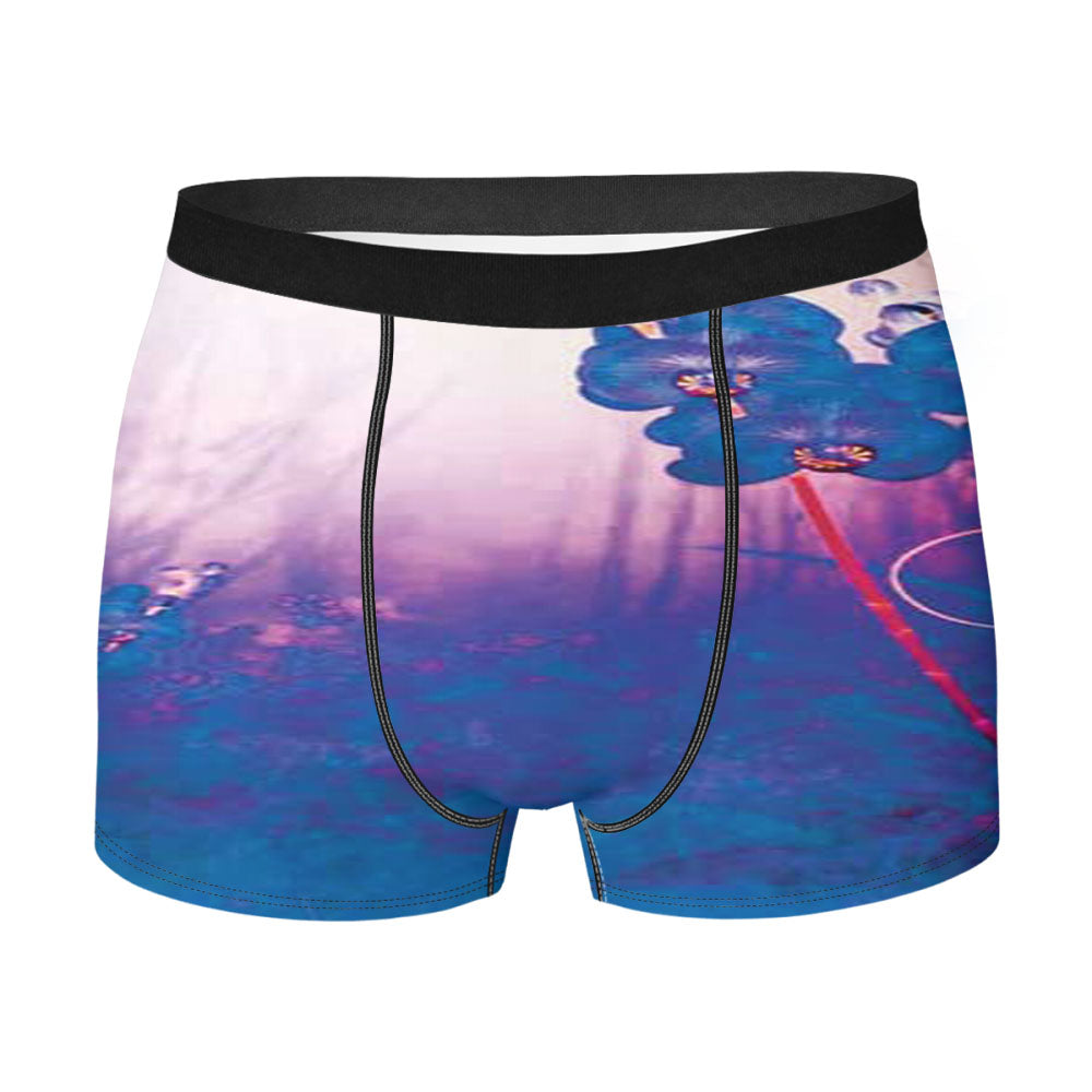 Flowers Glow Men's Boxer Briefs