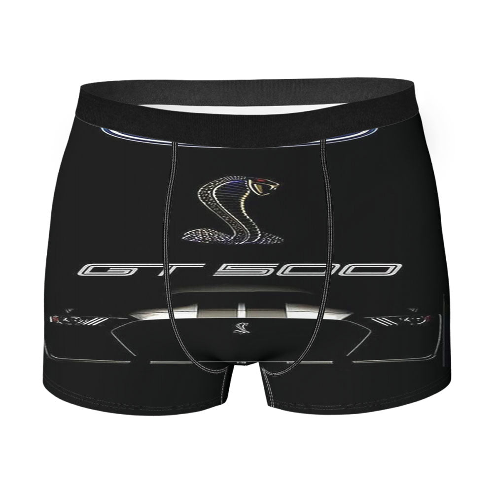 Ford Mustang Gt Black Men's Boxer Briefs