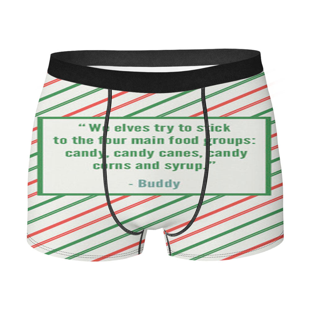 Four Main Food Groups Men's Boxer Briefs