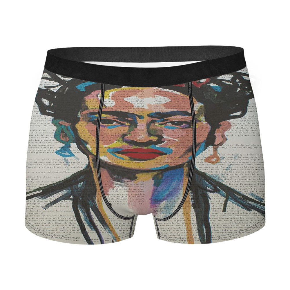 Frida Kahlo Art Men's Boxer Briefs