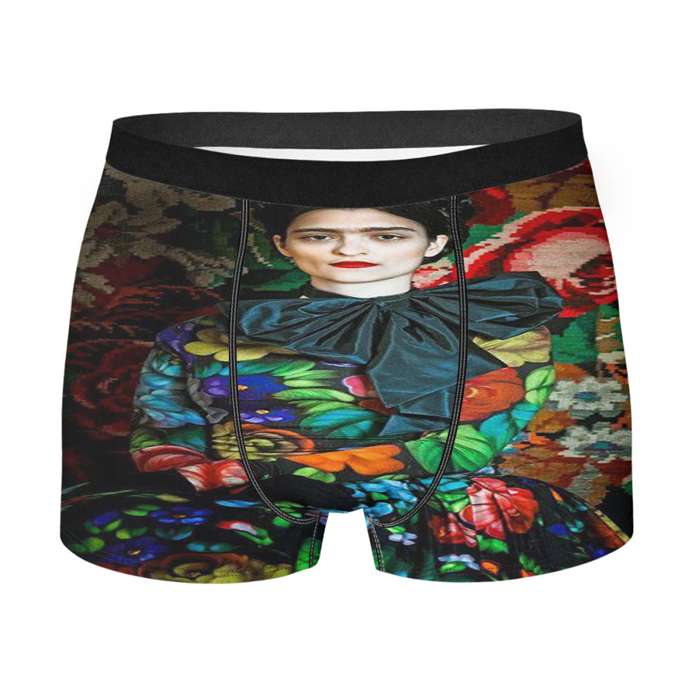 Frida Kahlo Flower Men's Boxer Briefs