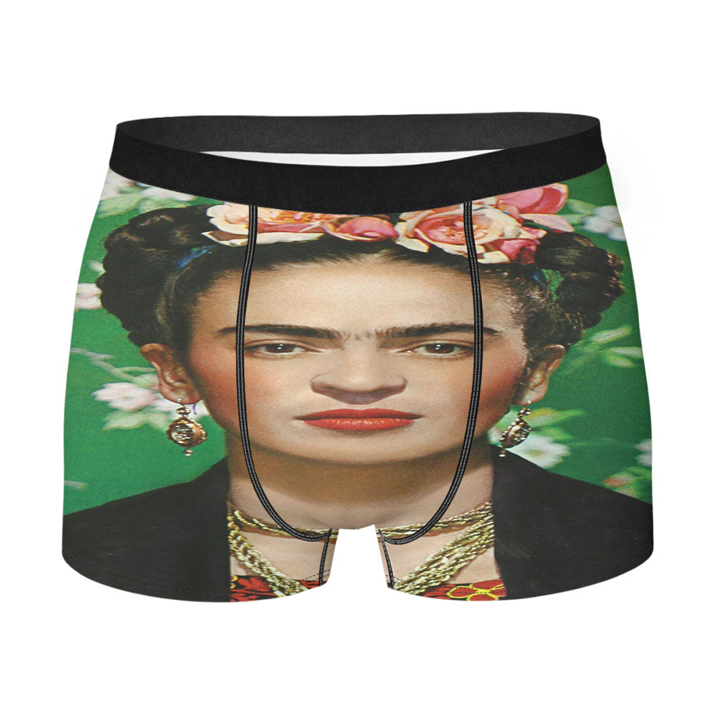 Frida Kahlo Potrait Men's Boxer Briefs