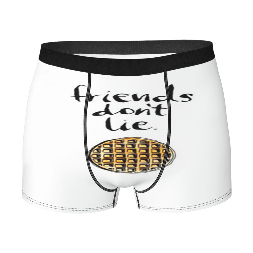 Friends Don'T Lie Waffle Men's Boxer Briefs