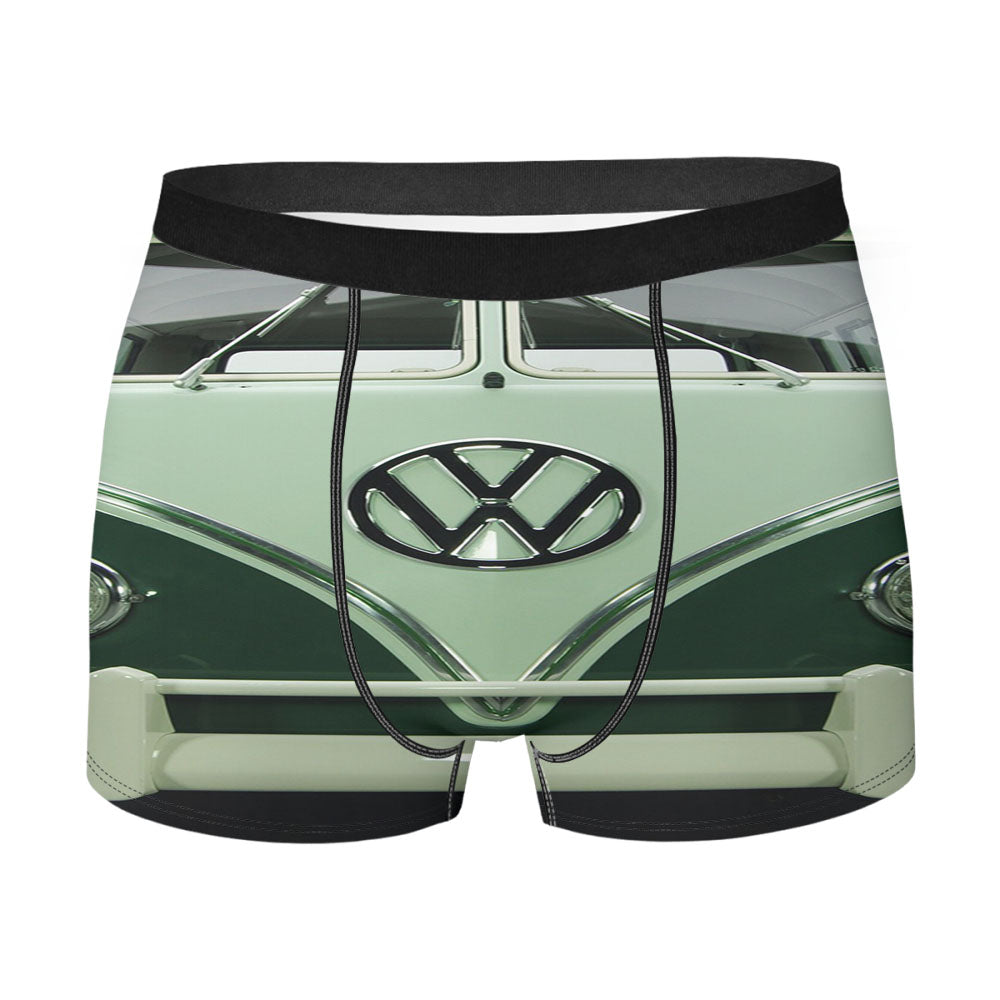 Front Green Volkswagen Men's Boxer Briefs