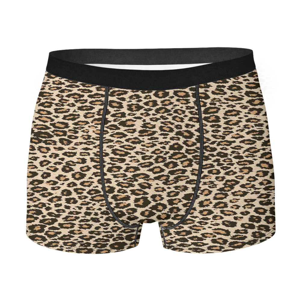 Full Of Pattern Cheetah Men's Boxer Briefs