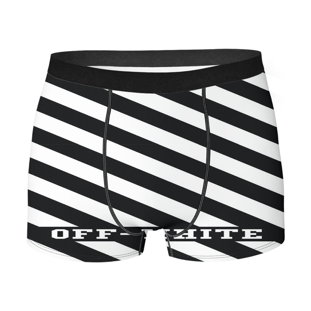 Full Off White Men's Boxer Briefs