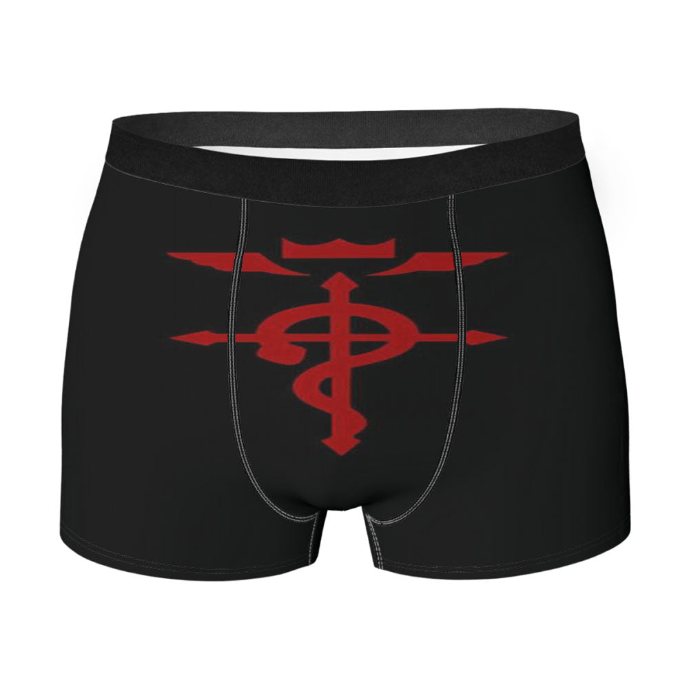 Fullmetal Alchemist Anime Logo Men's Boxer Briefs