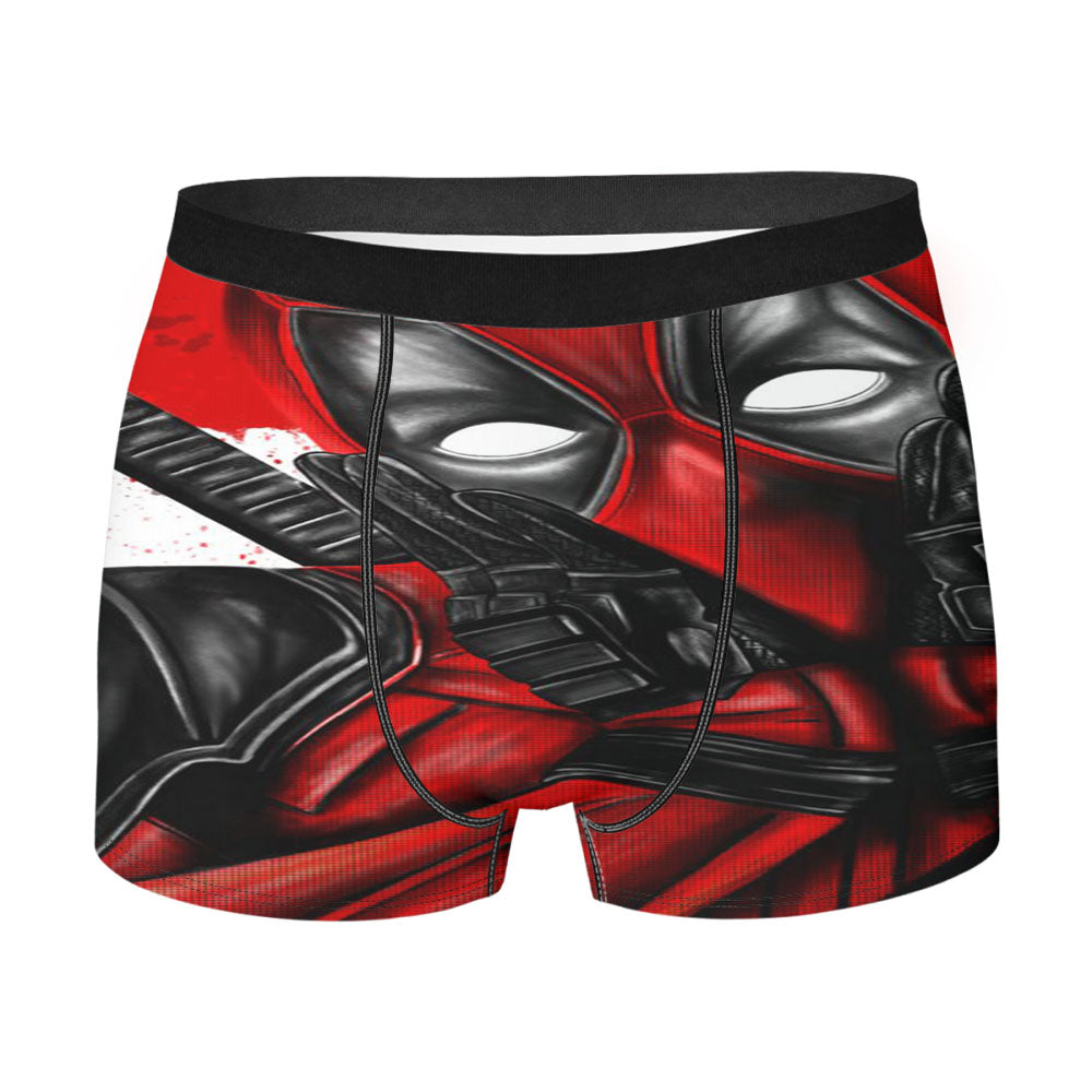 Funny Deadpool Men's Boxer Briefs