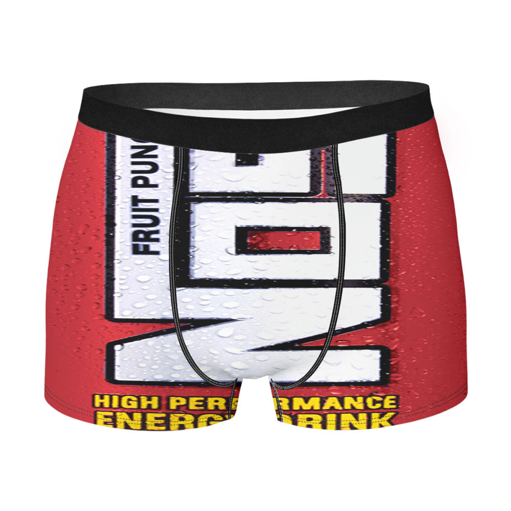 Funny Nos Energy Drink Men's Boxer Briefs