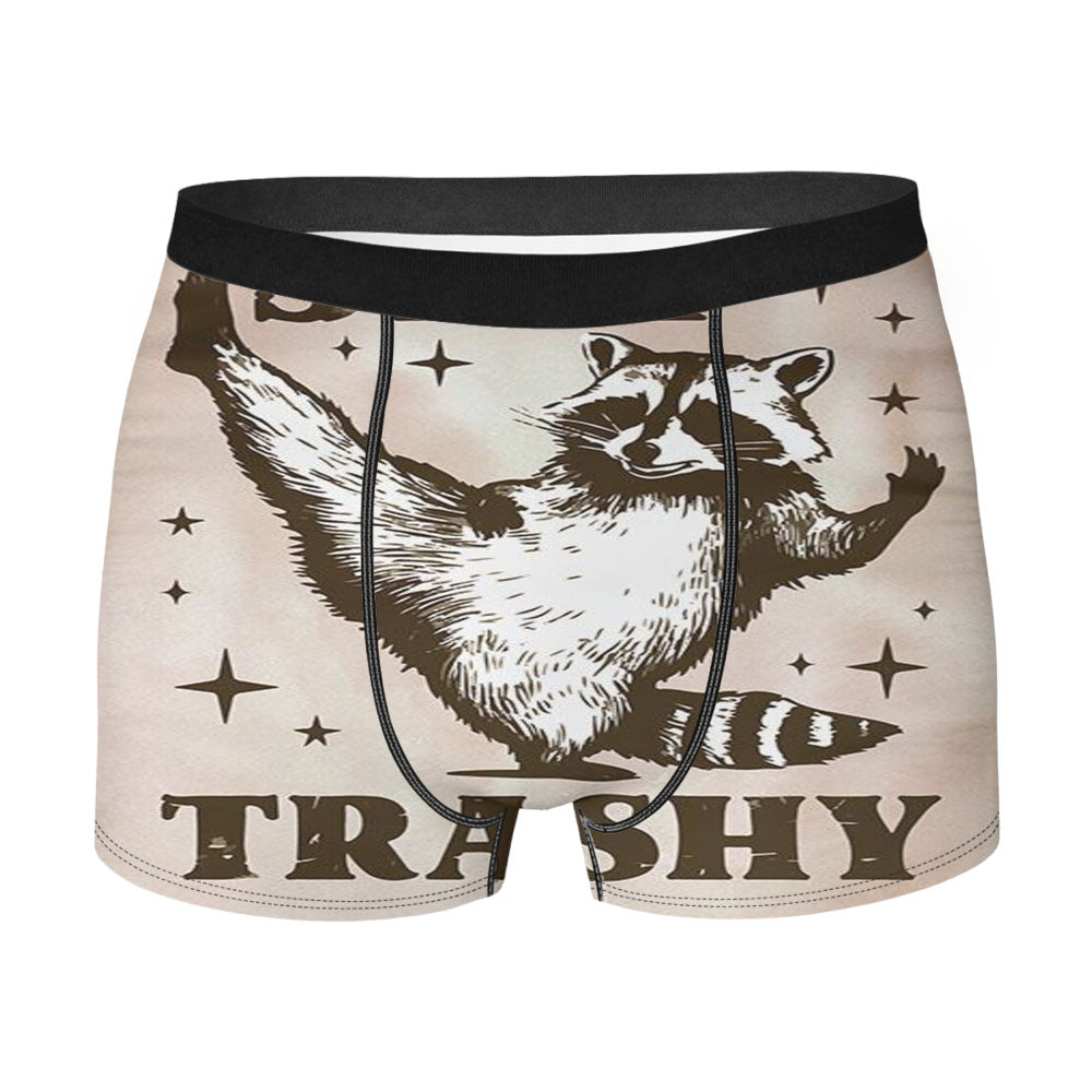 Funny Raccoon Men's Boxer Briefs