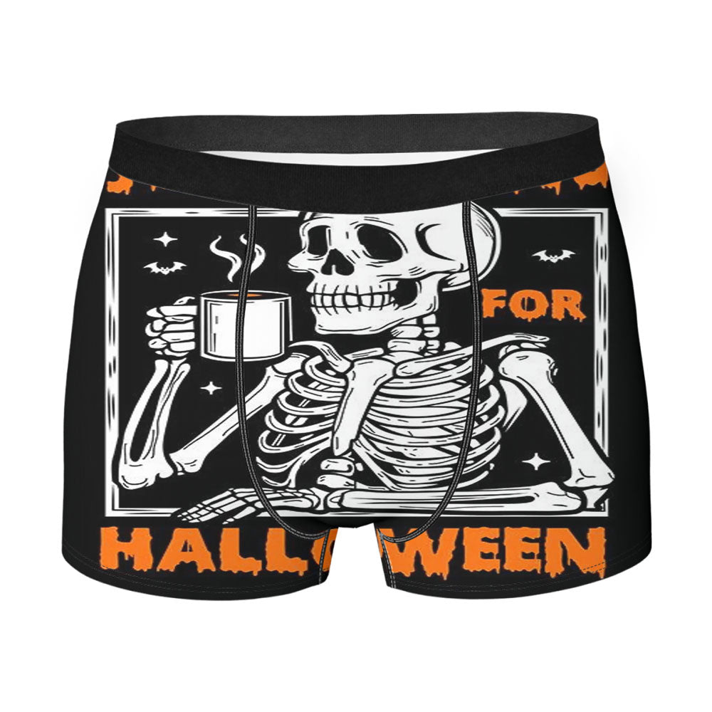 Funny Skeleton Coffee Men's Boxer Briefs
