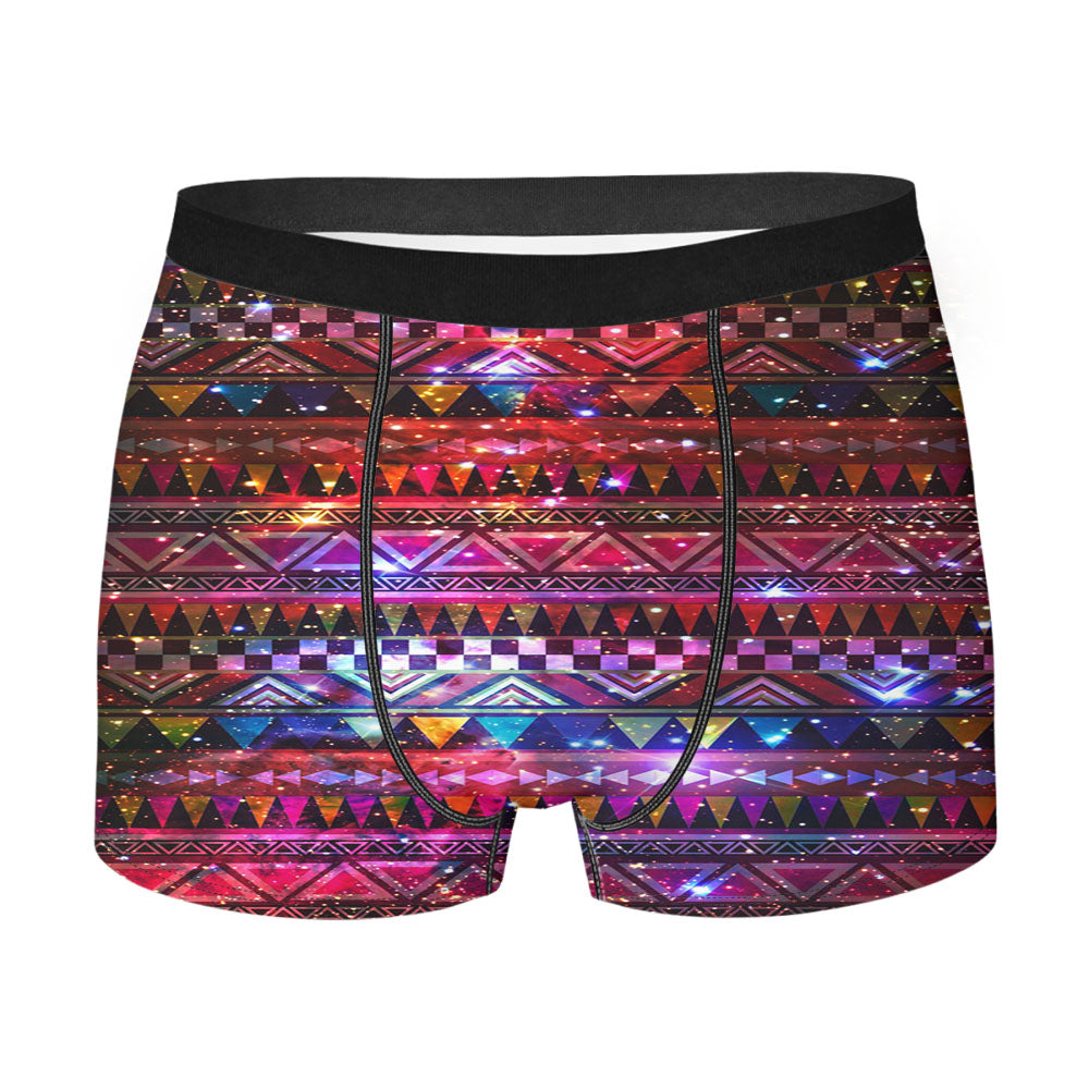 Galaxy Nebula Aztec 2 Men's Boxer Briefs