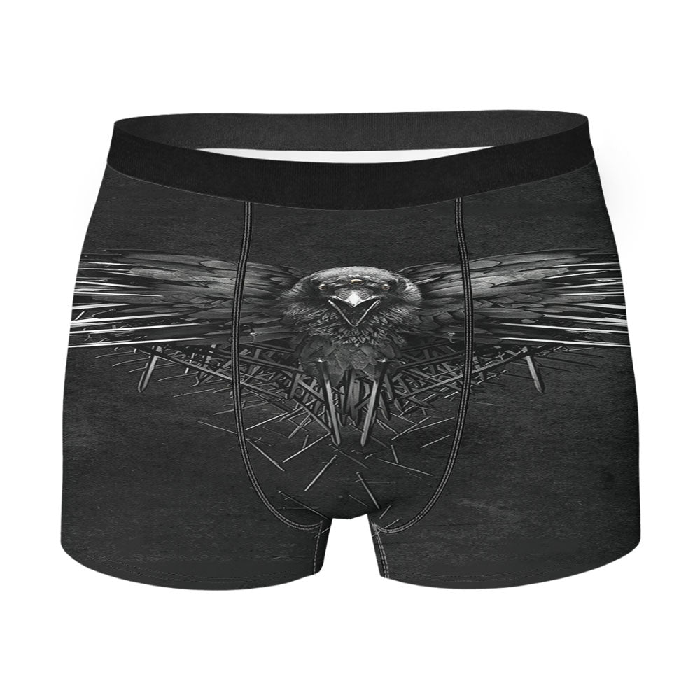Game Of Throne Black Crows Men's Boxer Briefs