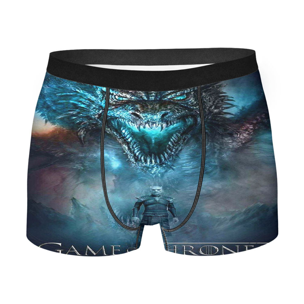Game Of Throne Seasons 8 Dragon Men's Boxer Briefs