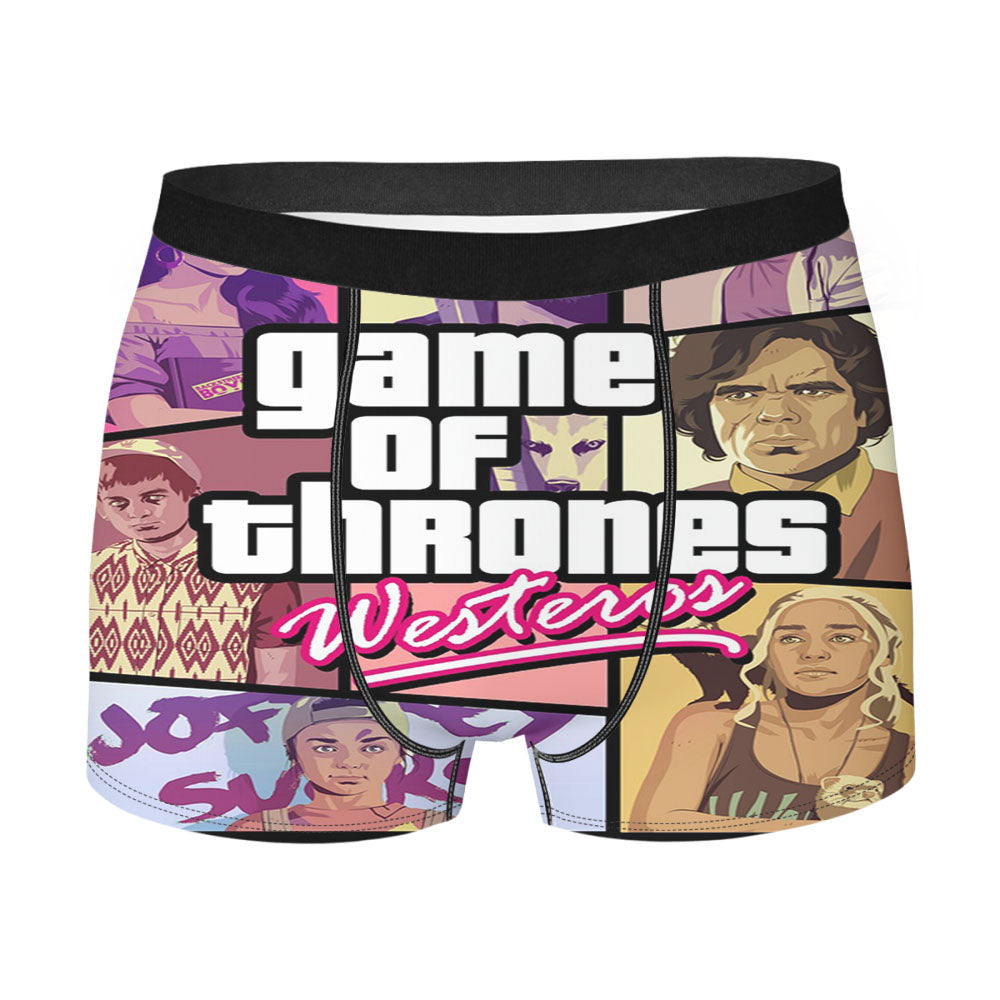 Game Of Throne Western Men's Boxer Briefs