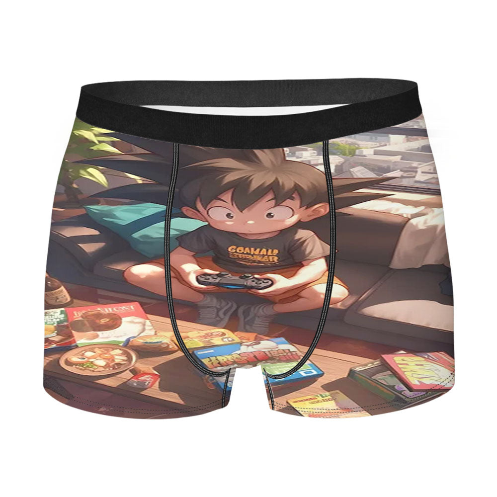 Gaming Goku Vibes Men's Boxer Briefs