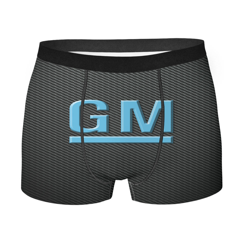 General Motors Carbon Fiber Logo Men's Boxer Briefs