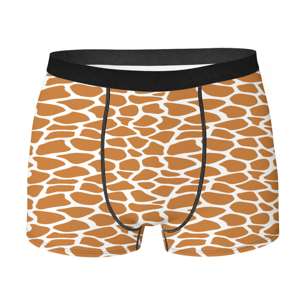 Giraffe Skin Seamless Pattern Men's Boxer Briefs