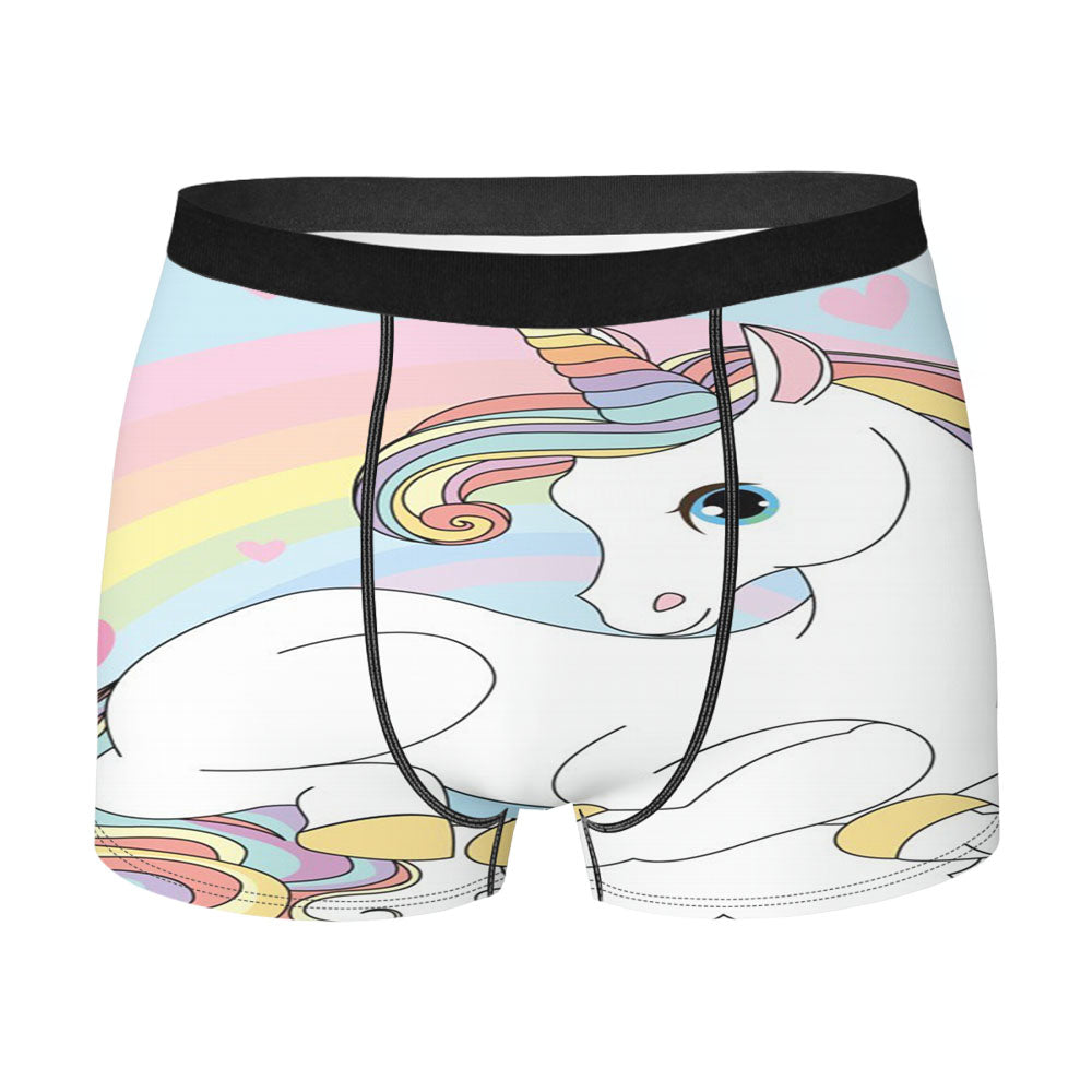 Girly Unicorn Men's Boxer Briefs