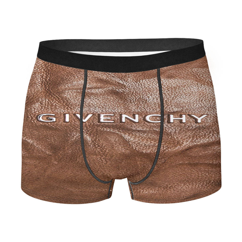 Givenchy Bag Brown Leather Texture Men's Boxer Briefs