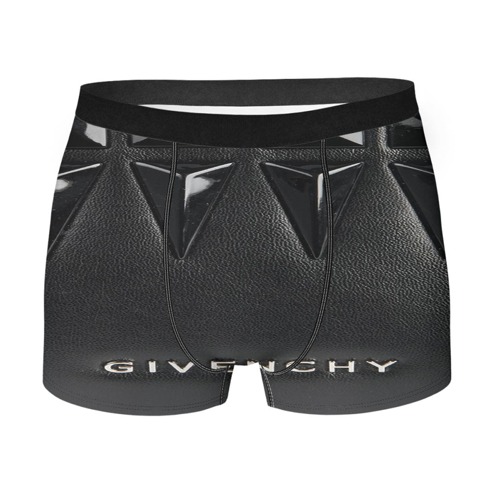 Givenchy Black Leather And Nylon Men's Boxer Briefs