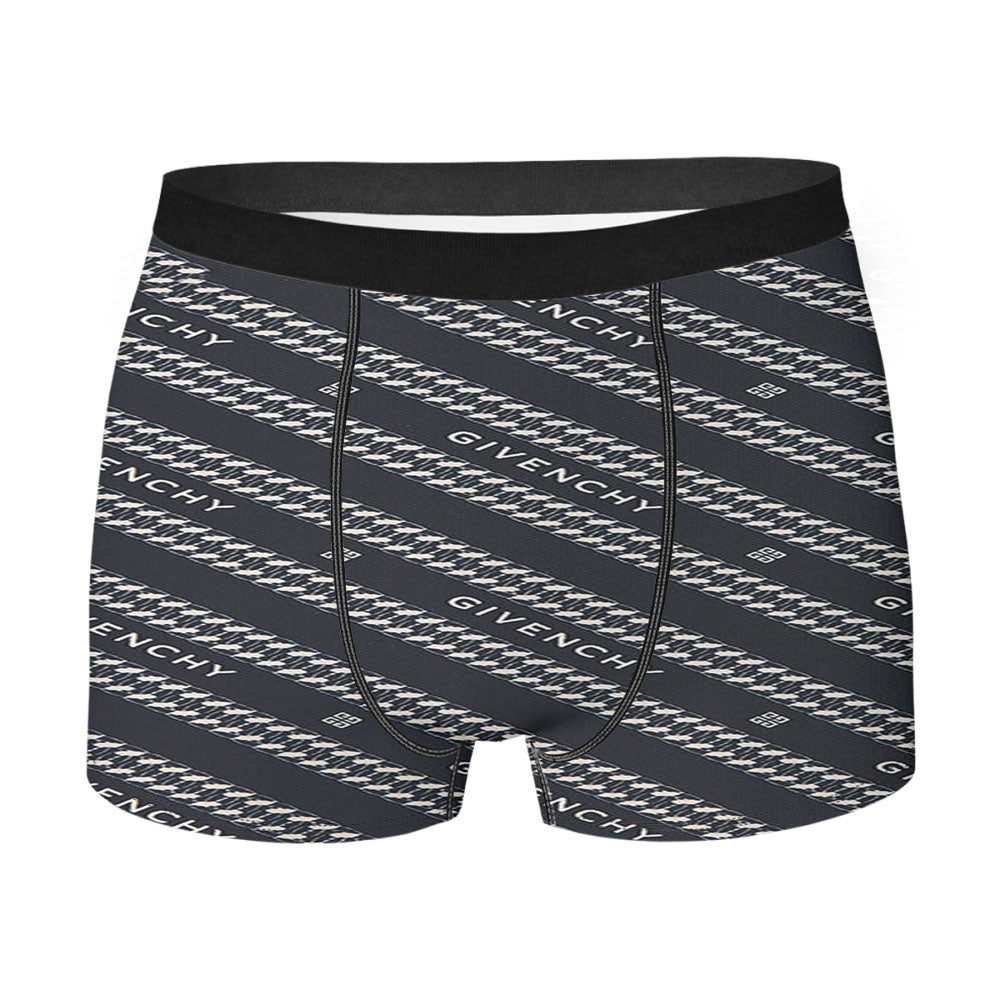 Givenchy Paris Logo Pattern Men's Boxer Briefs