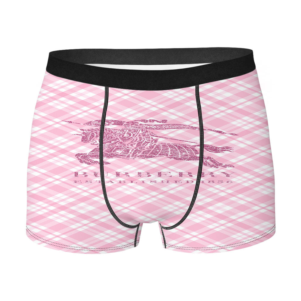 Glitter Burberry Established 1856 Men's Boxer Briefs