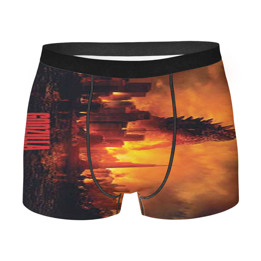 Godzilla In Skyline Men's Boxer Briefs