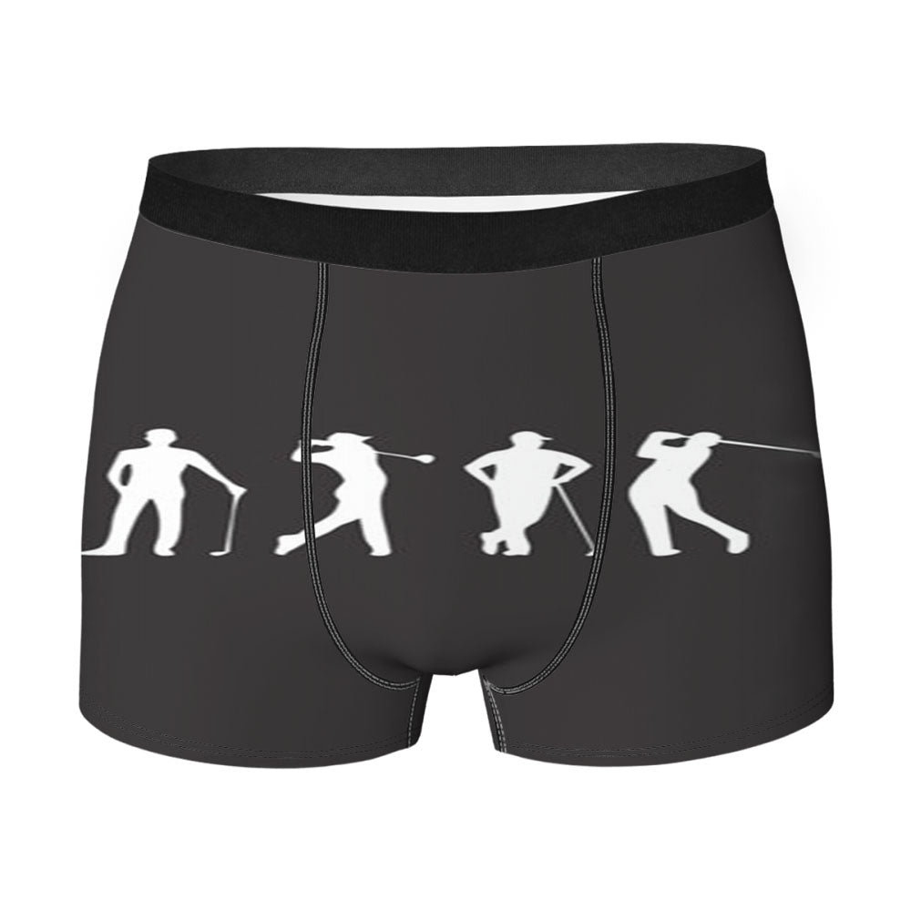 Golf Silhouettes Men's Boxer Briefs