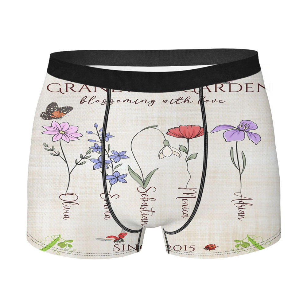 Grandma Garden Men's Boxer Briefs
