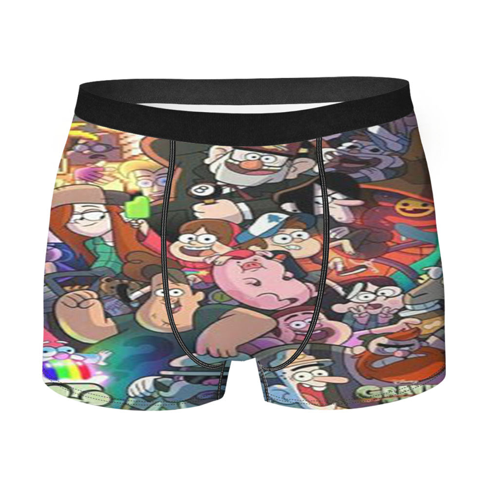 Gravity Falls All Character Men's Boxer Briefs