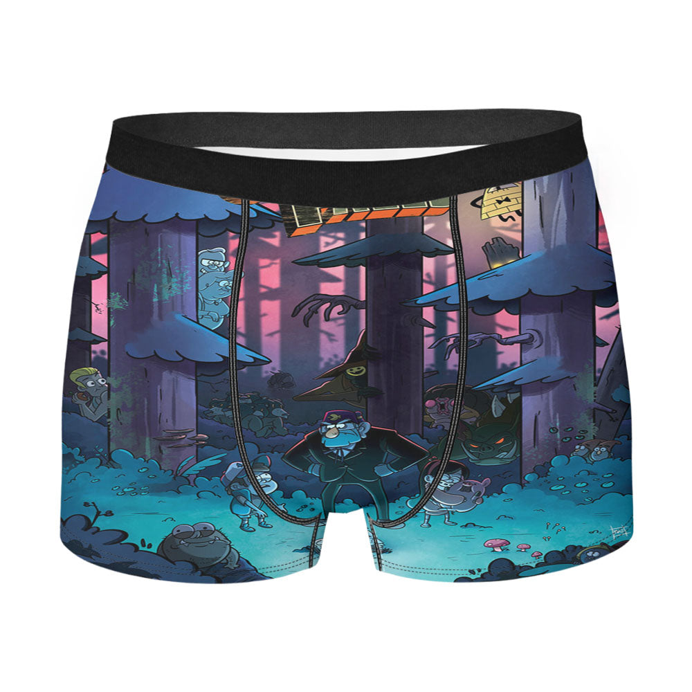 Gravity Falls Dark Woods Men's Boxer Briefs