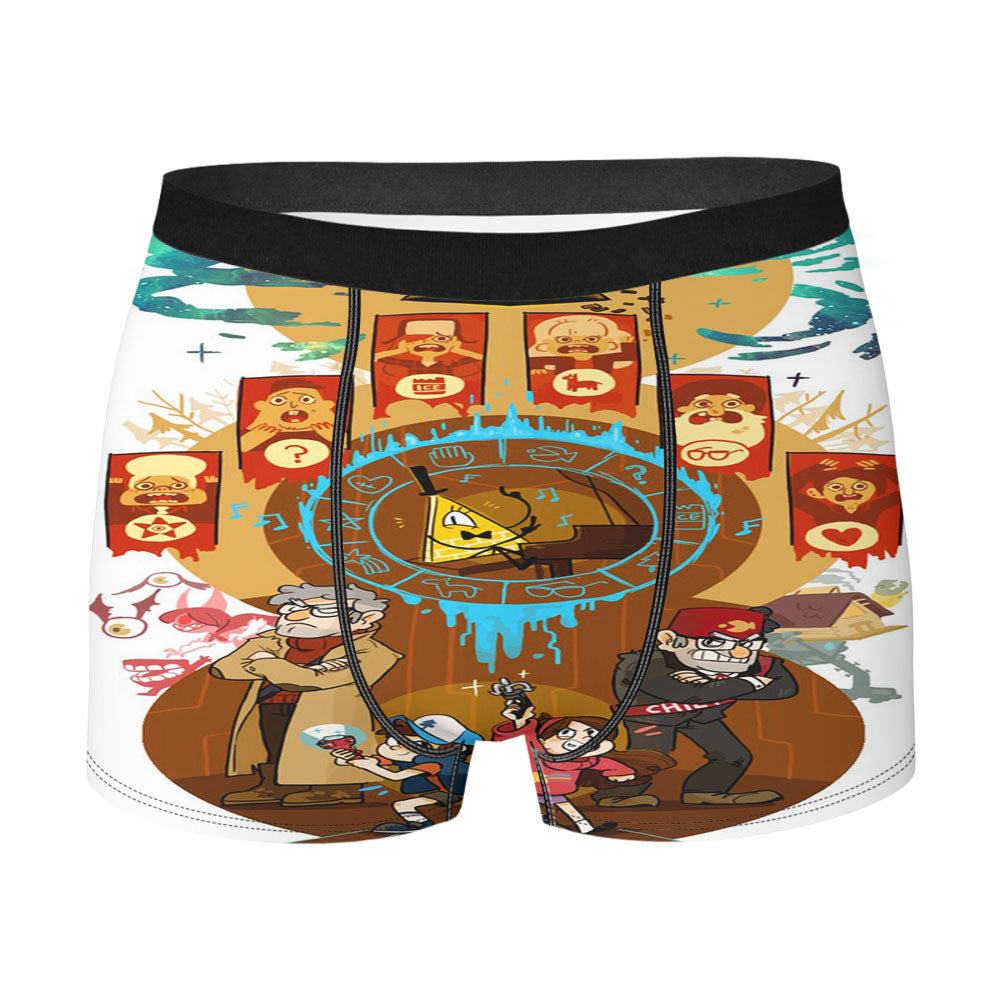 Gravity Falls Hot Belgian Waffles Men's Boxer Briefs