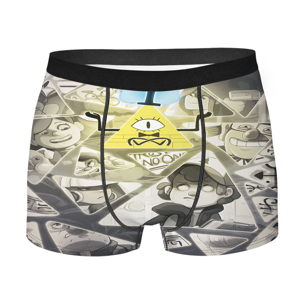 Gravity Falls Trust No One Men's Boxer Briefs