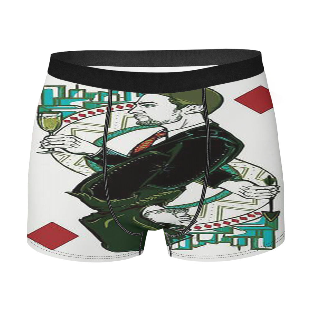 Green Arrow Oliver Queen King Of Diamonds Men's Boxer Briefs