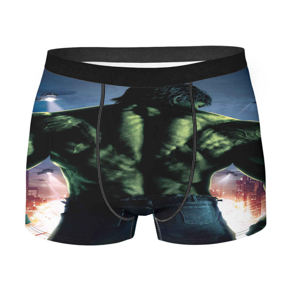 Green Hulk Men's Boxer Briefs