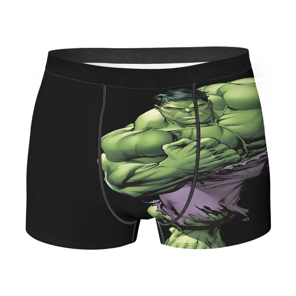 Green Hulk Marvel Men's Boxer Briefs