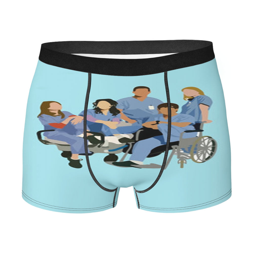 Greys Cast Men's Boxer Briefs