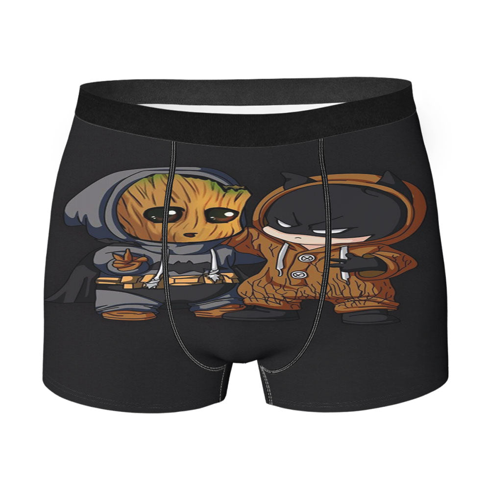 Groot X Batman Children Men's Boxer Briefs