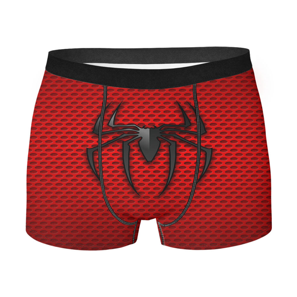 Grungy Spider-Man Logo Rubber Men's Boxer Briefs