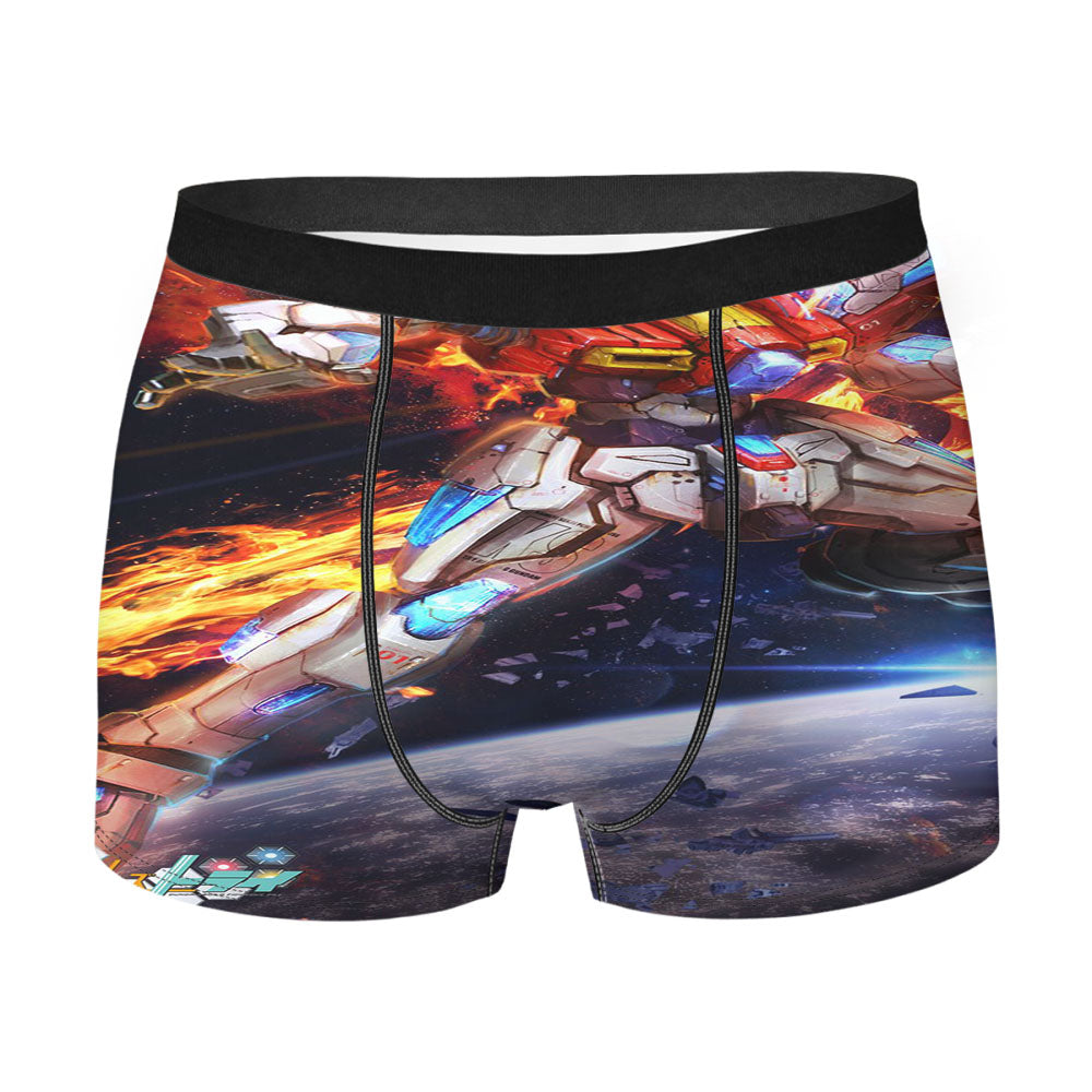 Gundam Fire Blood Men's Boxer Briefs