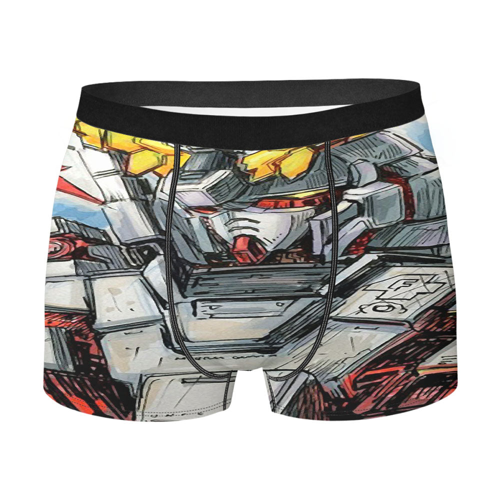 Gundam Sketch Art Men's Boxer Briefs
