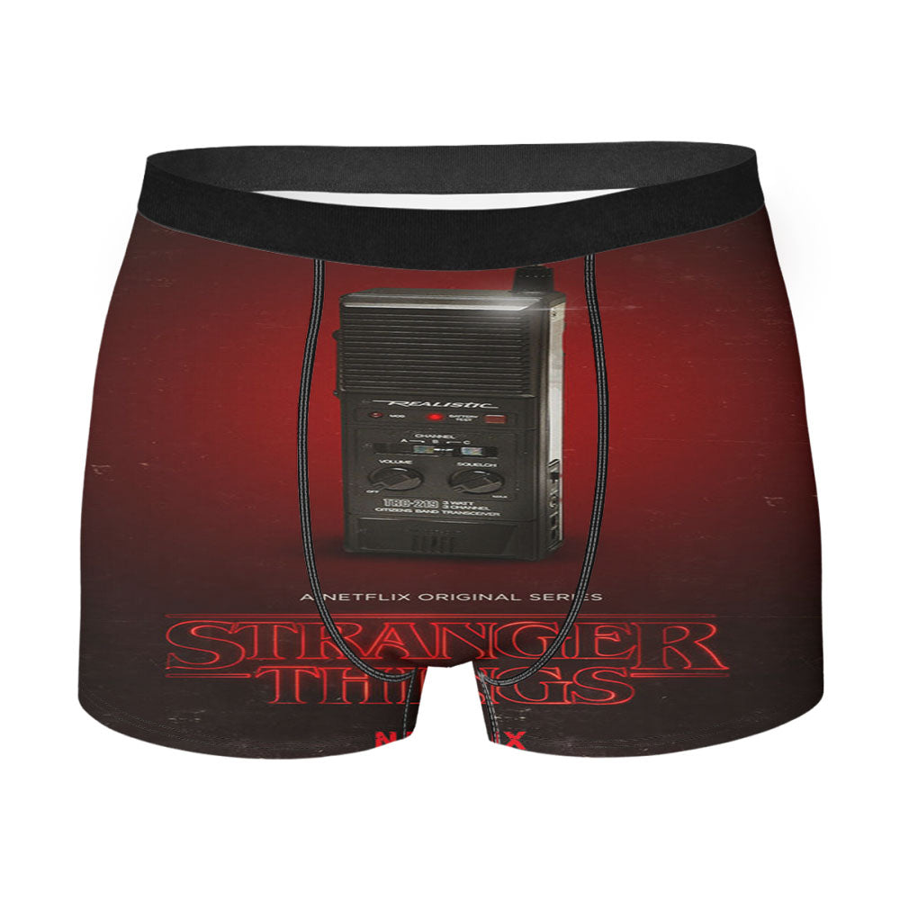 Handy Talky Stranger Things Poster Men's Boxer Briefs