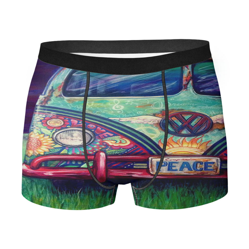 Happy Hippie Vw Men's Boxer Briefs