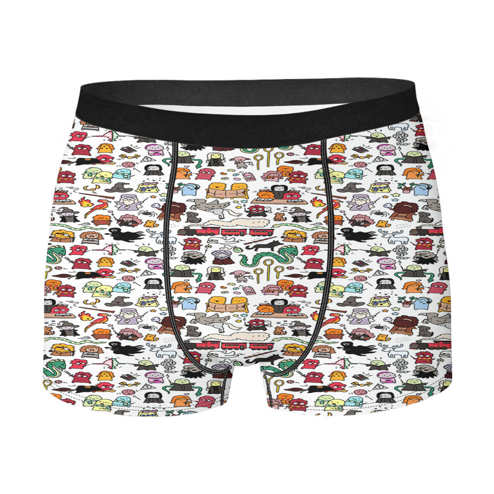 Harry Potter Pattern Wallpaper Men's Boxer Briefs